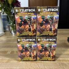 BattleTech Salvage Box: Legendary Warriors LOT  (4 RANDOM LEGENDARY 'MECH)