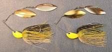 2 ~Nories 3/4 oz Spinnerbait Deep Range Crystal S +Bend Arm DWGN Pro Chart. AYU