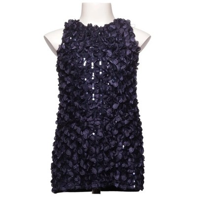 Wecan, Kleid, Größe: 110, Blau, Baumwolle/Polyester, Sonstiges, Mädchen #hhU
