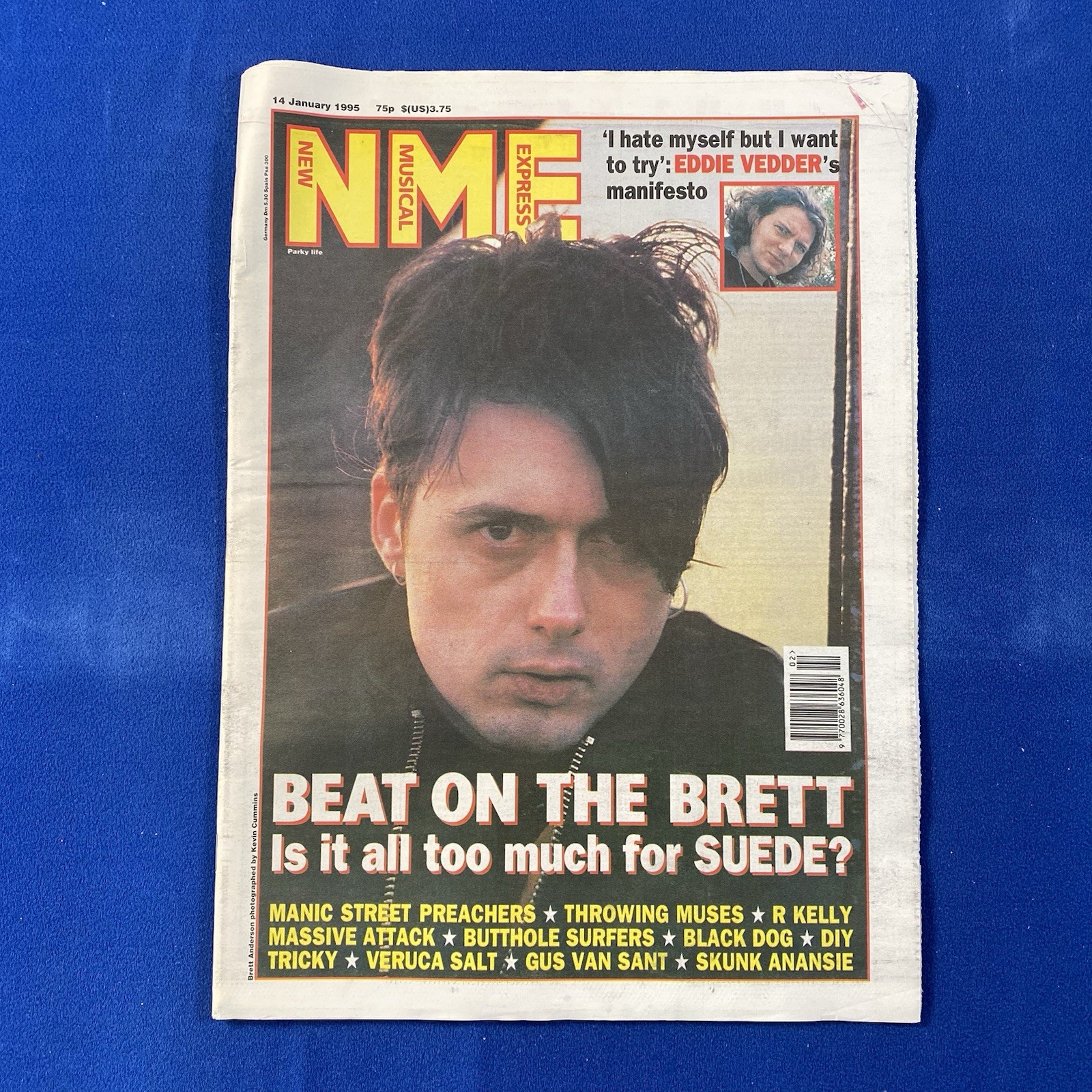 NME 14 January 1995 BEAT ON THE BRETT Is it all too much for SUEDE?