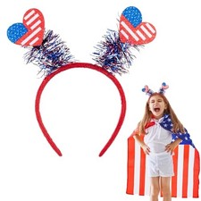 4th of July Headband, Independence Day Hair Accessories Patriotic Hair Hoop