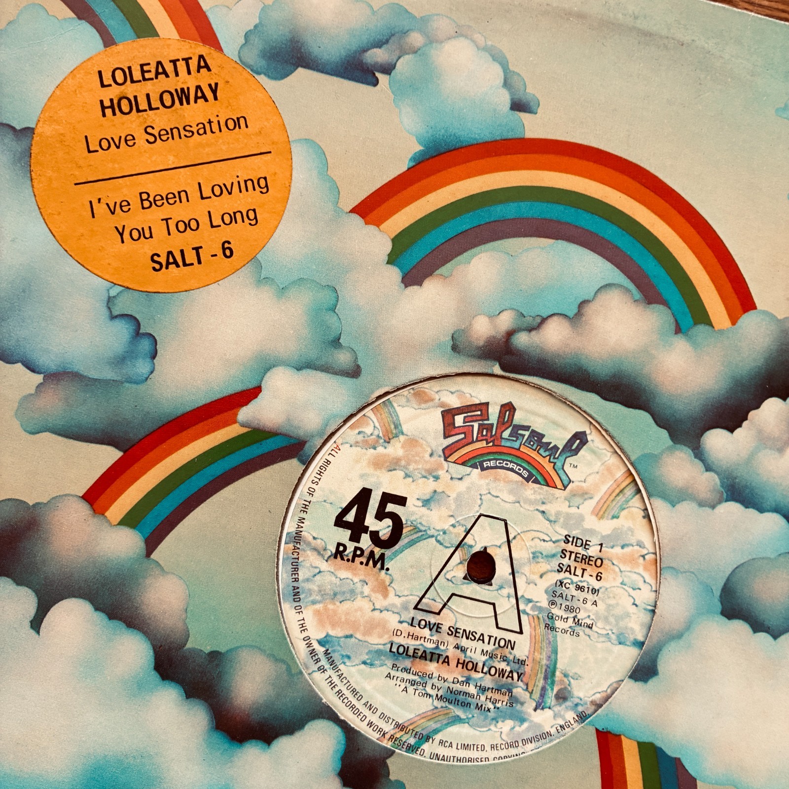 Loleatta Holloway - Love Sensation / I've Been Loving You - 1980 UK 12" - EX