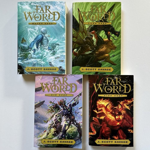 NEW! Set of All 4 Books in FAR WORLD SERIES by J. Scott Savage Vol 1-4 Paperback - Picture 21 of 21