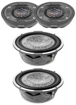 Focal Utopia M Series TBM Beryllium Tweeters + 6 WM 6.5'' Component Woofers 2-Way