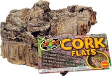 Natural Cork Bark Flat - Small for Stylish Terrarium Decor and Reptile Habitats