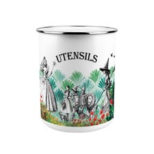 Wizard of Oz Metal Utensil Pot - XL Organiser for Kitchen Countertop Gift