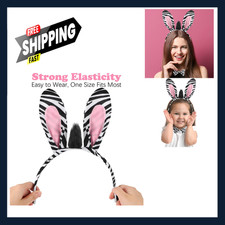 Animal Ears Headband Plush Horns Cosplay Costume Jewelry Christmas Halloween
