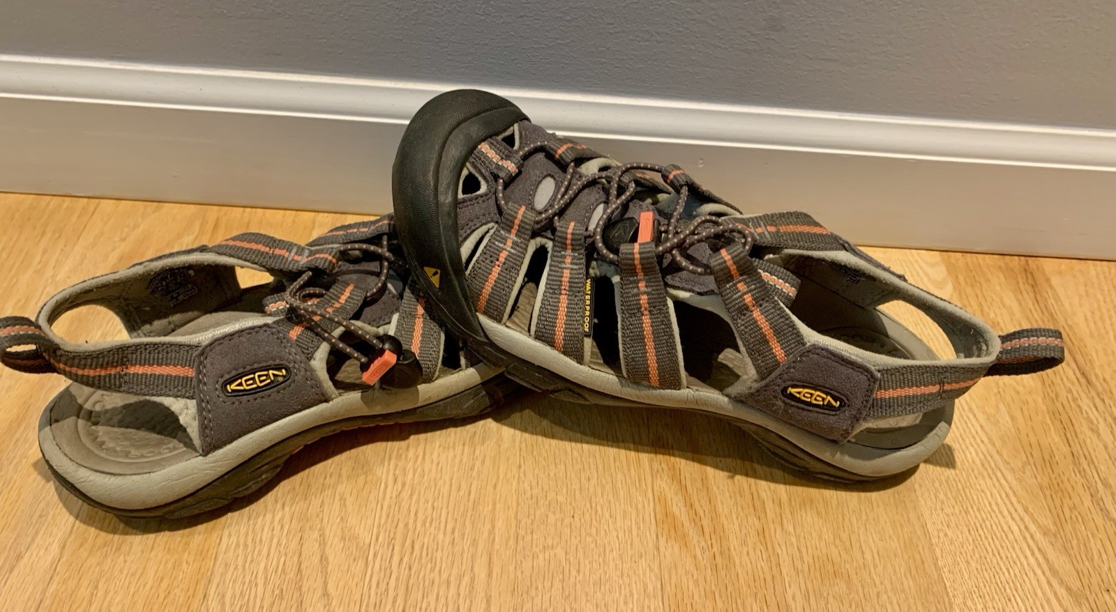 Keen Sandali Donna Impermeabili 7 Grigio Lavabile Antiodore Scarpe da Escursionismo Stringate