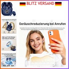 Bluetooth Kopfh&ouml;rer Air3 Pro mit ANC, 8 EQ-Modi, 40 Stunden Akku, IP7, Deep Blau