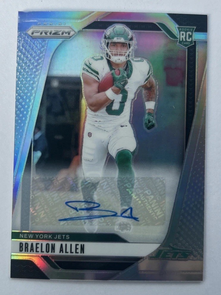 2024 Prizm Rookies Autograph Silver Prizm #311 Braelon Allen Rookie Auto RC Jets