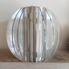 BHS CEILING LIGHT SHADE PENDANT METAL PERSPEX FINS ATOMIC SEE FULL DESCRIPTION 