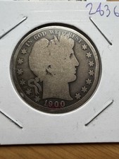 1900 Barber Half Dollar - As Shown! (#2836)