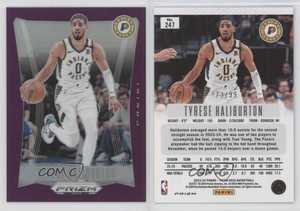 2023-24 Panini Prizm Deca Purple Prizm /99 Tyrese Haliburton #247
