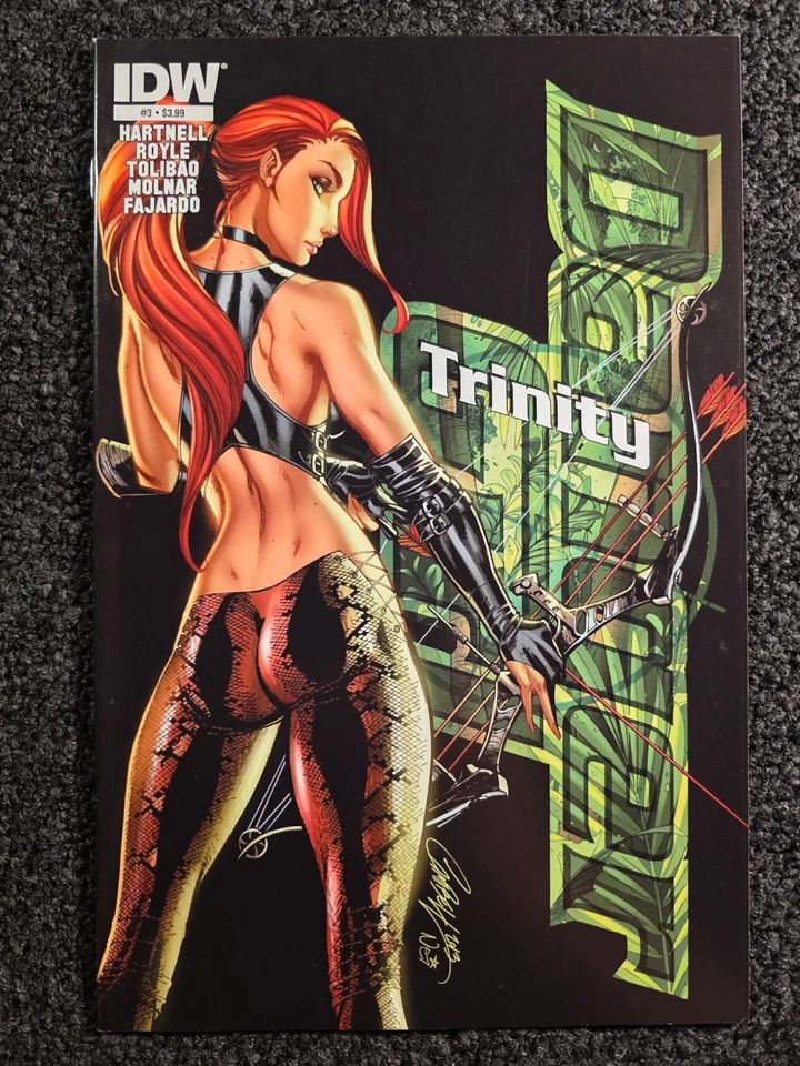 LOTE VARIANTE DANGER GIRL 1 2 3 4 J SCOTT CAMPBELL Alto Grado IDW Comics GGA Set Foto 4 de 4