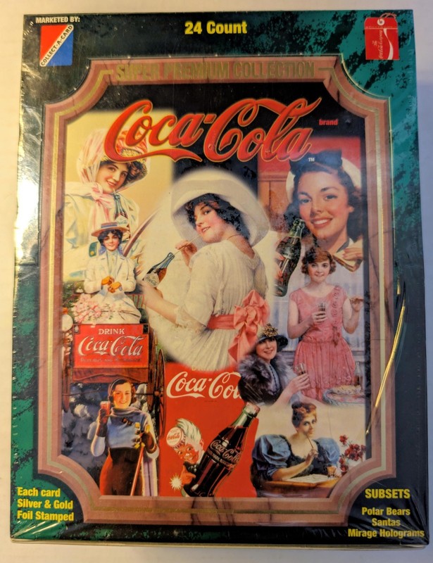 1995 COCA COLA NIB Collector’s Cards. SILVER & GOLD FOIL STAMPED *Subsets