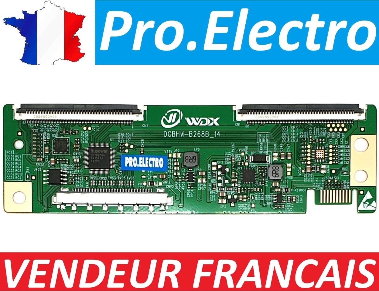 Carte T-CON DV430FHB-N10 synchronisation d'image haute précision TV 43"
