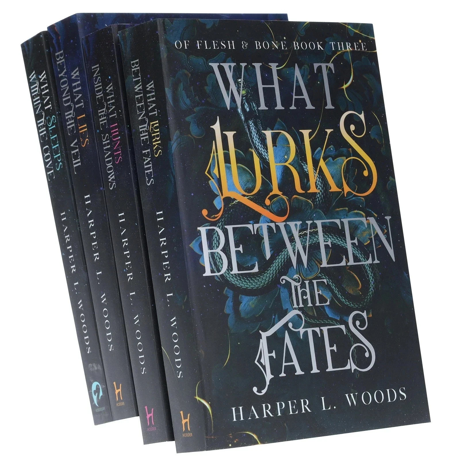 Of Flesh and Bone Series 4 Books Set By Harper L. Woods Inside the Shadows