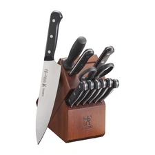 Henckels Solution 12-pc Knife Set with Block, Chef Knife, Paring Knife, Steak