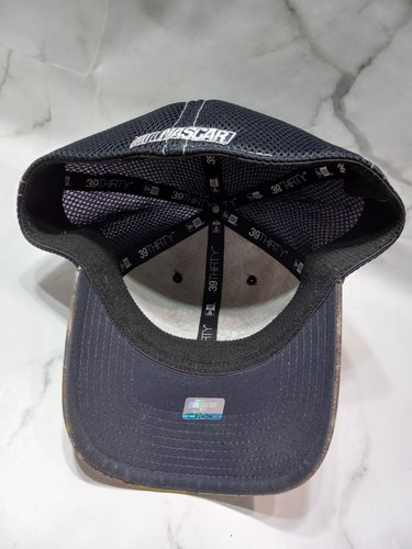 Cappello Brad Keselowski New Era Mimetico 39Thirty Blu/Rosso Ricamato Numero 2 Tg X/XL - Foto 6 di 7