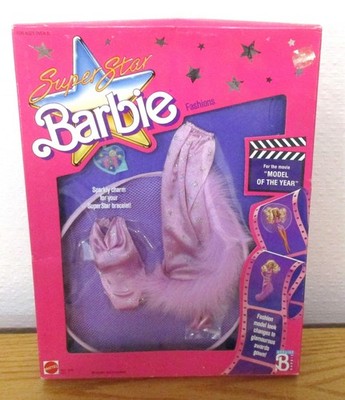 1988 Super Star Barbie Fashions #3308 NRFB Model of the Year