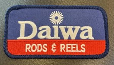 Daiwa Rods And Reels Fishing Lures Vintage Style Retro Iron Sew On Patch Cap Hat