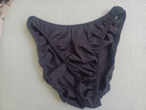 Venus Women’s Swim String Bottom SZ L Large Venus Swimwear-Black