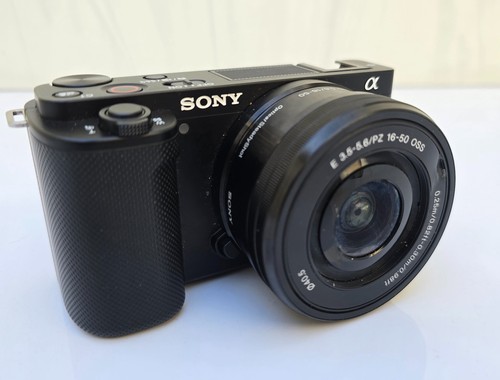 Sony ZV-E10 Mirrorless Camera with 16-50mm Lens, Black