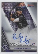 2019 Bowman's Best Brendan Rodgers #B19-BR Rookie Auto RC 8k4