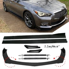 Front Bumper Lip Spoiler Splitter Car Body Rear For Infiniti Q50 Sport