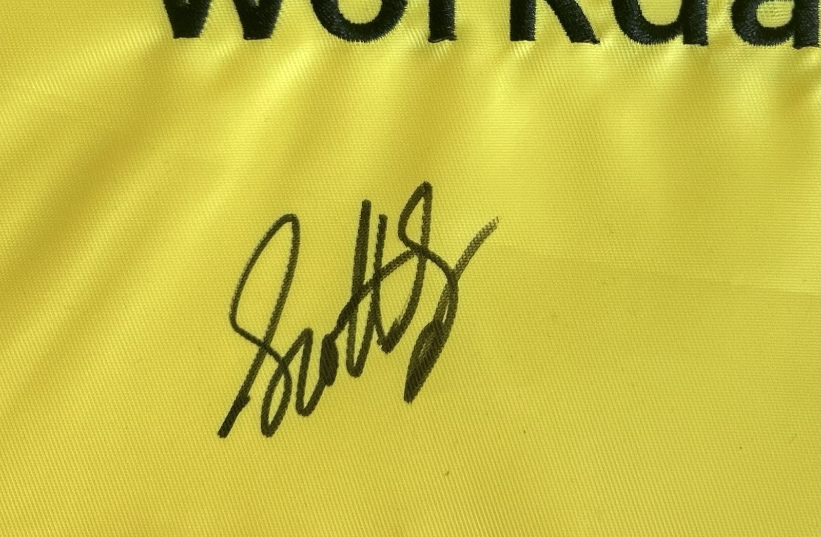 Scottie Scheffler Signed Memorial Tournament Pin Flag Autographed PSA/DNA COA view 3