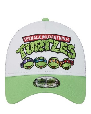 New Era A-Frame Teenage Mutant Ninja Turtles White Green 9forty Snapback Cap Hat