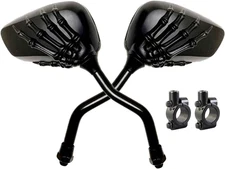 Pairs of Distinctive Skull Skeleton Hand Bicycle Mirror, Rearview Side Mirror Ha