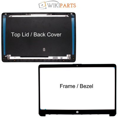 Ersatz für HP 15-DW2007NO 15-DW2058NE Bildschirm Backcover Top Deckel Case mit Blende