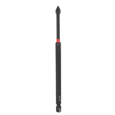 PH1 Phillips Impact Screwdriver Bit 1/4'' Hex Shank 6'' Long Magnetic