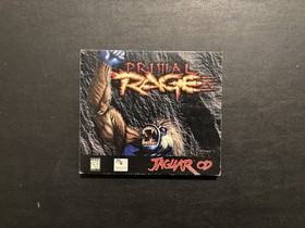 Primal Rage Atari Jaguar CD 1995 CIB Complete In Box Authentic Tested & Works!