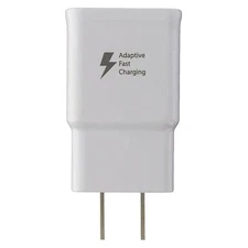 New Samsung Adaptive Charger Wall Adapter Plug For Samsung Series - WHITE