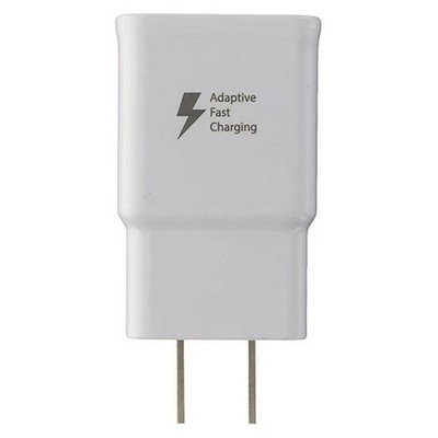 New Samsung Adaptive Charger Wall Adapter Plug For Samsung Series - WHITE