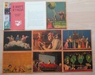 SET 8 Russian Toys Doll Kid Post Card Child USSR Costume Clothing Old Theatre