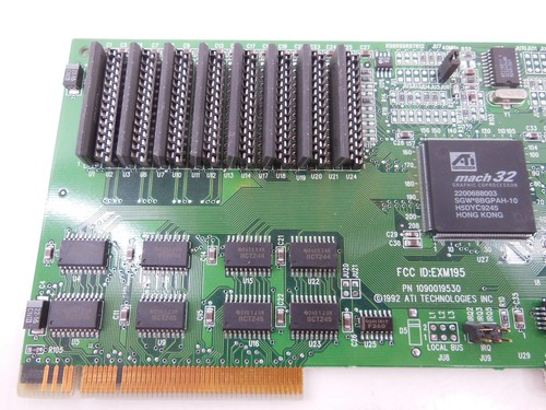 ATI Wonder MACH 32 1MB VLB VGA Video Card DOS Retro Vintage Gaming - Afbeelding 5 van 12