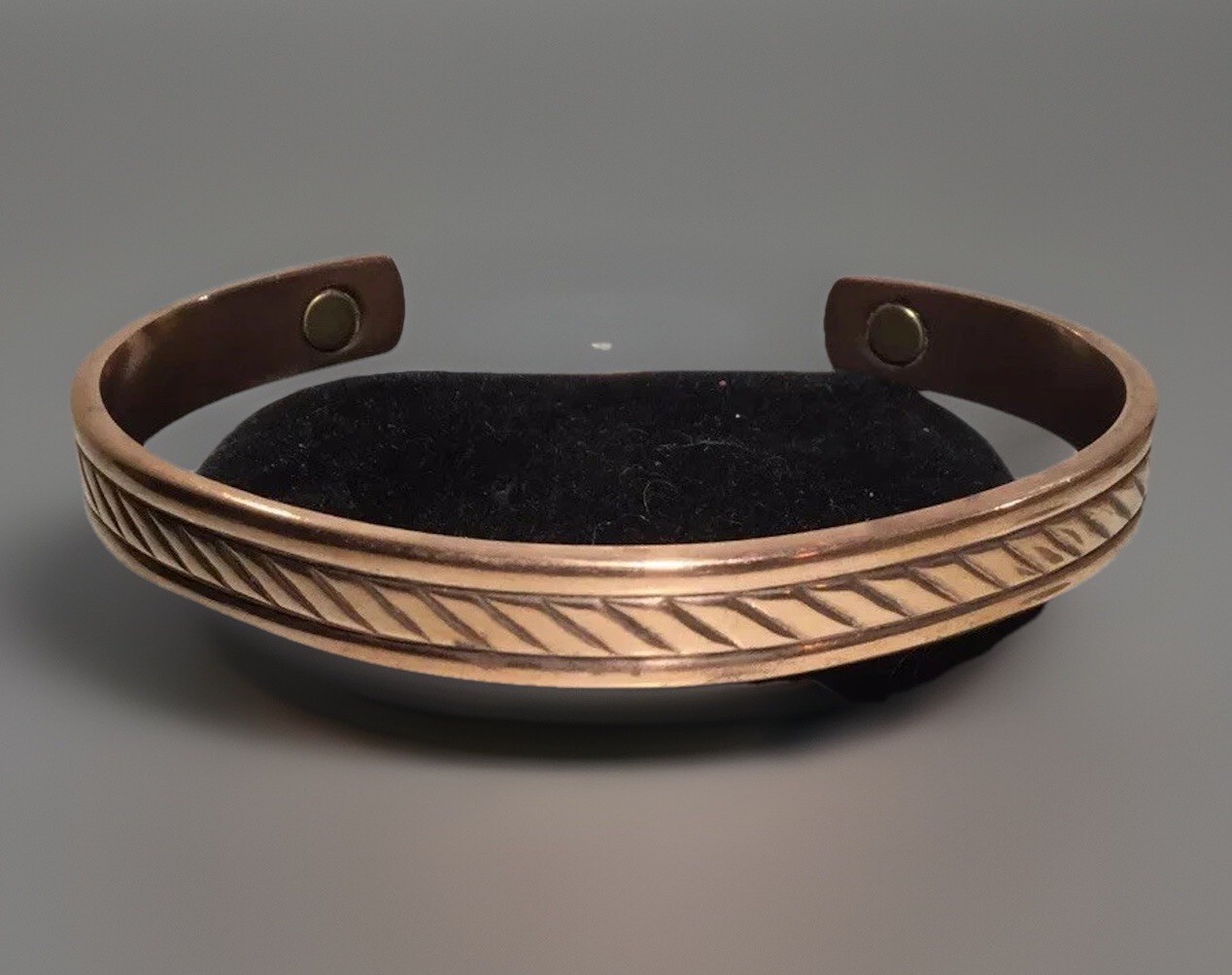 Etched Patterned Solid Copper 5/16” Magnetized Cu… - image 4