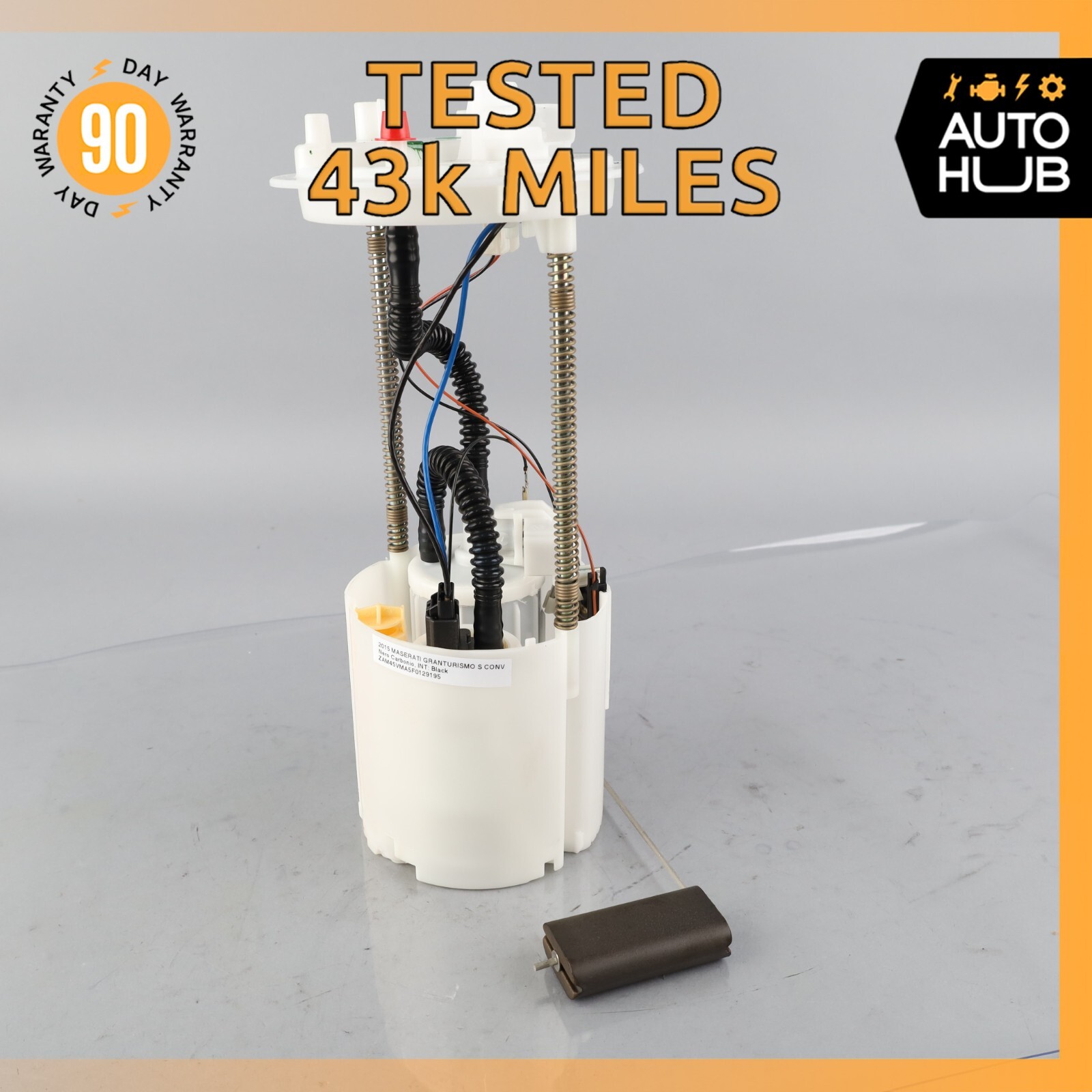 10-19 Maserati GranTurismo M145 Convertible Fuel Pump Level Sending Unit OEM 43k