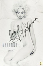 MADONNA Signed Photograph - Pop Star Singer / Vocalist - 6"x4" reprint
