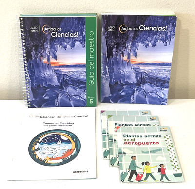 HMH Into Science Spanish Curriculum Arriba Las Ciencias Grade 5 Teacher Student