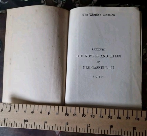 RUTH - Elizabeth Gaskell ~ 1906 Erstausgabe also ~ antikes Hardcover in sehr gutem Zustand - Bild 12 von 24