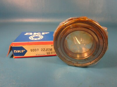 SKF 6007 2ZJEM, Deep Groove Roller Bearing Double Shielded, C3 (NTN, MRC, NSK)