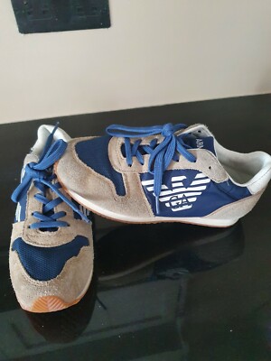 Armani Junior Boys Trainers Size UK