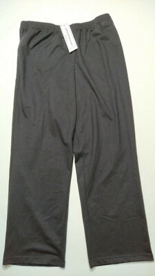 Alfred Dunner All About Ease Women Medium Short PullOn Knit Black Sweatpants NEW