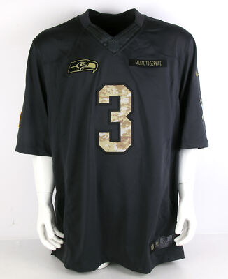 Seattle Seahawks NFL Trikot Shirt Salute to Service Wilson #3 Gr. XL 16/17