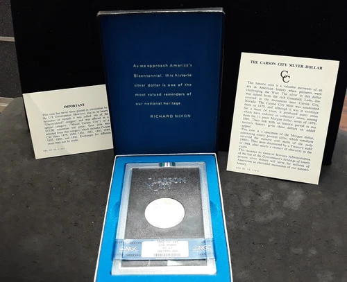 1882-CC Morgan Silver Dollar - GSA Hoard - NGC MS 63 - Original Box/Card