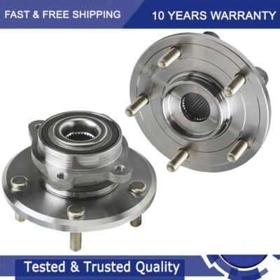 (2) 513286 Front Wheel Bearing & Hub Assembly for 2009-2020 Dodge Journey 5 Lugs